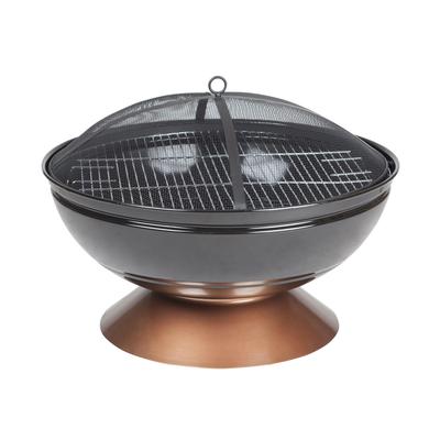 Degano Round Fire Pit by Fire Sense in Black