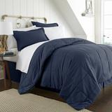 Andover Mills™ Mirabal Microfiber Complete Bedding Set Polyester/Polyfill/Microfiber in Blue/Navy | Full Comforter + 7 Additional Pieces | Wayfair