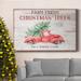 The Holiday Aisle® Farm Fresh Premium Gallery Wrapped Canvas - Ready To Hang Canvas, Solid Wood in Black/Blue/Green | 12 H x 8 W x 1 D in | Wayfair