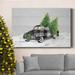 The Holiday Aisle® Home For Christmas Premium Gallery Wrapped Canvas - Ready To Hang Canvas, in Black/Blue/Green | 27 H x 18 W x 1 D in | Wayfair