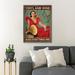 Trinx Girl In Red - Vinyl & Wine Make Everything Fine Gallery Wrapped Canvas - Music & Wine Illustration Decor | 14 H x 11 W x 2 D in | Wayfair