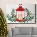 The Holiday Aisle® Woodland Holiday Collection A Premium Gallery Wrapped Canvas - Ready To Hang Canvas in White | 36 H x 24 W x 1 D in | Wayfair