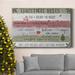 The Holiday Aisle® Christmas Rules Premium Gallery Wrapped Canvas - Ready To Hang Canvas, in Black/Blue/Green | 27 H x 18 W x 1 D in | Wayfair