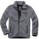 Brandit Teddyfleece Jacket, black-grey, Size M