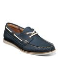 Florsheim Atlantic Moc Toe Boat Shoe - Mens 10.5 Navy Oxford Medium