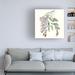 Red Barrel Studio® Graceful Botanical II by Vision Studio - Wrapped Canvas Painting Canvas, Wood in Brown/Green/White | 14 H x 14 W x 2 D in | Wayfair