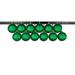 The Holiday Aisle® Solid Ball Ornament Plastic in Green | 4 H x 4 W x 4 D in | Wayfair 55D541927F6745B59E3AEF23798DBE92