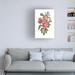 Red Barrel Studio® Flowering Hibiscus IV - Wrapped Canvas Painting Metal in Brown/Red/White | 32 H x 22 W x 2 D in | Wayfair