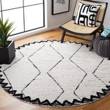 Black/White 79 x 1.18 in Indoor Area Rug - Foundry Select Shiflet 536 Area Rug In Ivory/Anthracite Polyester | 79 W x 1.18 D in | Wayfair