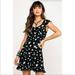 Free People Dresses | Free People Casual Lemon Print Lbd Nwt Sz L | Color: Black/Yellow | Size: L