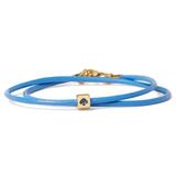 Kate Spade Jewelry | Kate Spade Blue Wrapped Up Wrap Layered Bracelet | Color: Blue/Gold | Size: Os