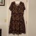 Lularoe Dresses | Lularoe Amelia | Color: Brown/Red | Size: Xxxl