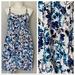 Torrid Dresses | Beautiful Plus Size Floral Dress With Pockets | Color: Blue/White | Size: 2x