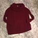 Free People Sweaters | Free People Turtleneck Sweater - Red | Color: Red | Size: Xs