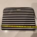 Kate Spade Accessories | Kate Spade Black & White Stripe 13” Laptop Case/Sleeve | Color: Black/White | Size: 13 Inch