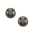 Kate Spade Jewelry | Kate Spade Forever Gems Stud Earrings In Black | Color: Black/Gold | Size: Os