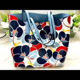 Kate Spade Bags | Kate Spade Mya Breezy Floral Tote (Reversible) | Color: Blue/White | Size: Os