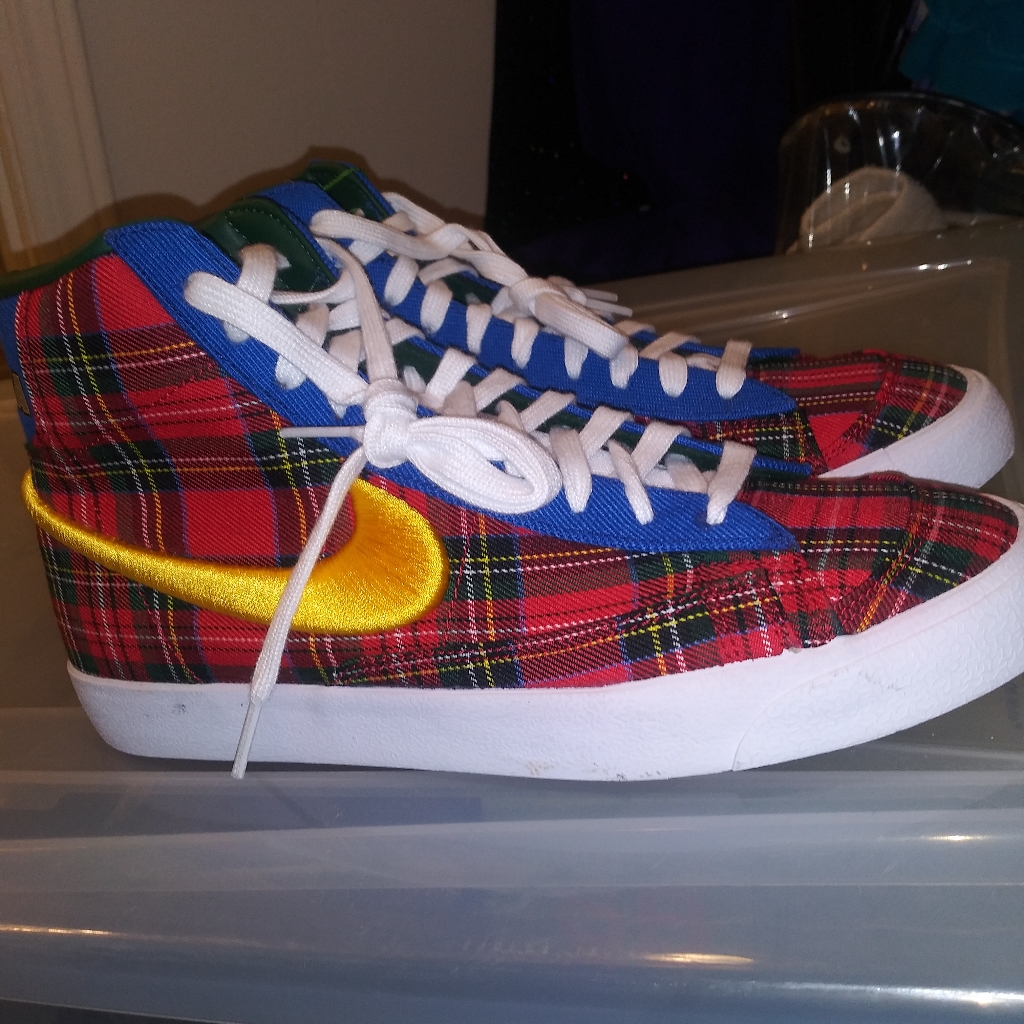 Nike Shoes | Coming To America Nikes | Color: Blue/Gold | Size: 9.5