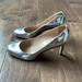 J. Crew Shoes | J. Crew Miri Midheel Mirror Pumps/Heels | Color: Silver | Size: 7