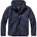 Brandit Windbreaker Frontzip Jacke, blau, Größe S