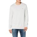 Tommy Jeans Men's TJM Essential Crew Neck Sweater, Silver Grey HTR, S