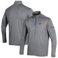 Men's Champion Gray Kansas Jayhawks Victory Quarter-Zip Jacket