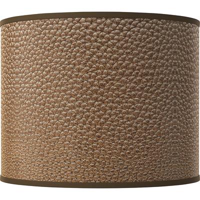Simulated Leatherette Giclee Drum Lamp Shade 14x14...