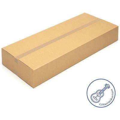 2 Gitarrenkartons 1180 x 475 x 165 mm Wellpappe Versandkartons Spezial Kartons - Braun Image