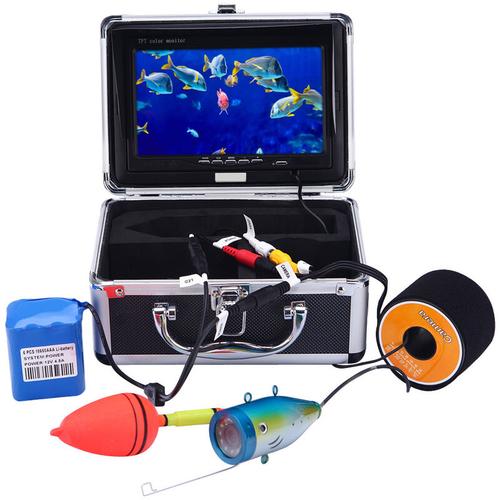 30M Unterwasser Fischfinder HD 1200TVL Kamera fur Eis-/Meer-/Flussfischen mit 7-Zoll-LCD-Monitor