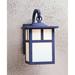 Arroyo Craftsman Mission 12 Inch Tall 1 Light Outdoor Wall Light - MB-7E-AM-BK