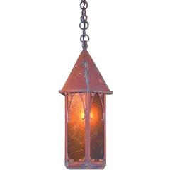 Arroyo Craftsman Saint George 17 Inch Tall 1 Light Outdoor Hanging Lantern - SGH-7-M-RC