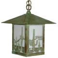 Arroyo Craftsman Timber Ridge 18 Inch Tall 1 Light Outdoor Hanging Lantern - TRH-16GS-OF-VP