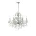 Crystorama Imperial 26 Inch 6 Light Chandelier - 3226-CH-CL-S