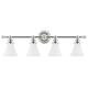 Hudson Valley Lighting Weston 33 Inch 4 Light Bath Vanity Light - 4504-PN