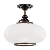 Hudson Valley Lighting Canton 15 Inch 1 Light Semi Flush Mount - 9815F-OB