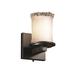 Justice Design Group Veneto Luce 8 Inch Wall Sconce - GLA-8771-16-WTFR-DBRZ