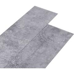 Vidaxl - PVC Flooring Planks 4.46 m² 3 mm Cement Grey Grey