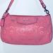 Coach Bags | Coach Ashley Wristlet. Pink Flower Cutouts. | Color: Pink | Size: 4”X6”