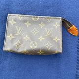 Louis Vuitton Accessories | Authentic Louis Vuitton Paris Made In France Small Cosmetic Bag | Color: Brown | Size: 4 X 6