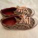 Coach Shoes | Coach Size 9b, Brown Ladies Sneakers, Good Condition, Worn, Has Some Scuff Marks | Color: Brown/White | Size: 9