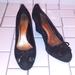 Coach Shoes | Coach Irene Suede Black Heel | Color: Black | Size: 8.5