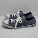 Converse Shoes | Converse Blue Print Sneakers Shoes 7 | Color: Blue/White | Size: 7