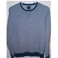 J. Crew Shirts | J Crew Mens Large Authentic Fleece Sweatshirt | Color: Blue/White | Size: L