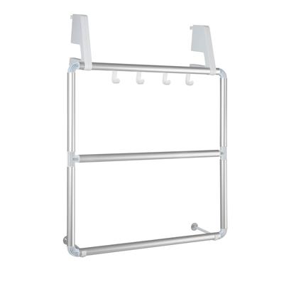WENKO - Handtuchhalter für Tür und Duschkabine Compact Badzubehör