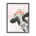 Stupell Industries Dairy Farm Cow Watercolor Portrait Pink Floral Crown Graphic Art Wood in Brown | 20 H x 16 W x 1.5 D in | Wayfair
