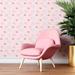 Harriet Bee Aynslee 126" L x 24" W Peel & Stick Wallpaper Roll Vinyl, Latex in Pink | 24 W in | Wayfair 1D617A1ED72B497B98B807F6E2C1724B