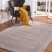 Brown/White 63 x 0.39 in Indoor Area Rug - Bungalow Rose Gracie-Lou 658 Area Rug In Ivory/Brown Polyester | 63 W x 0.39 D in | Wayfair