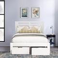 Latitude Run® kids Full Bed Platform Frame w/ Drawers, Bed Frame w/ Headboard/ Slat For Teens, No Box Spring Needed (Full | Wayfair