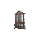 ACME Picardy Curio Cabinet in Cherry Oak