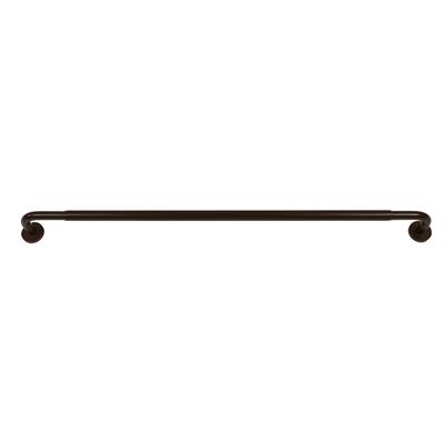 Versailles' Privacy Rod Set (48in - 86in) by Versailles Home Fashions in Expresso